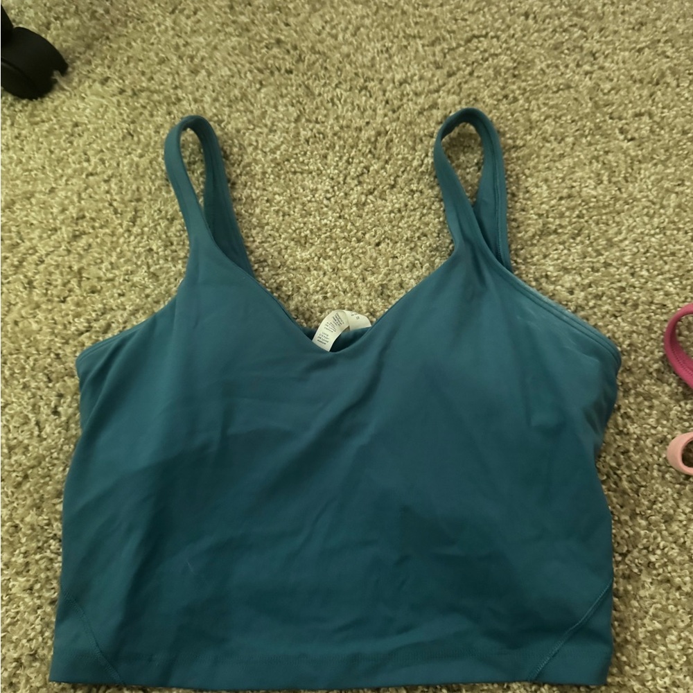 lululemon athletica Blue Tank Top